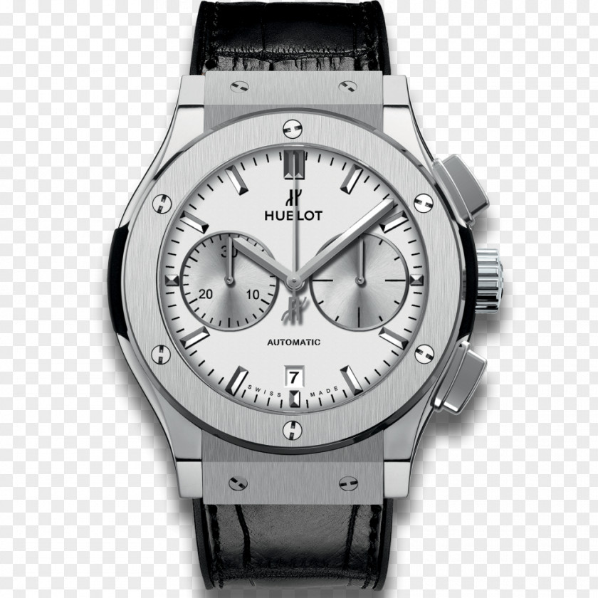 Watch Chronograph Hublot Classic Fusion Strap PNG