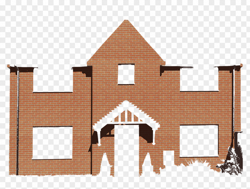 Window Facade House Brick Paint PNG