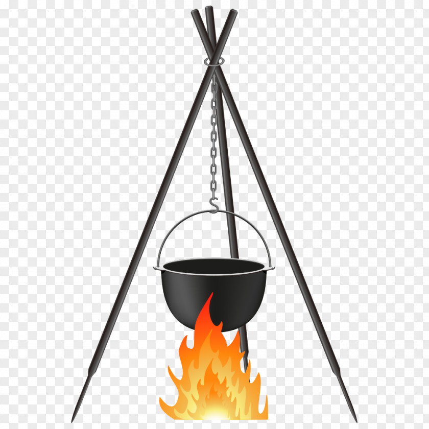 Fire Wok Cooking Olla Stock Photography PNG