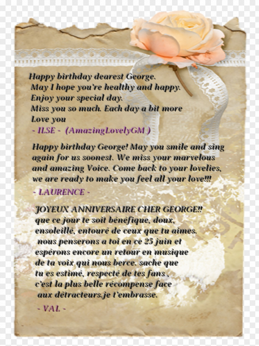 Happy Birthday: George Michael June 25 PNG