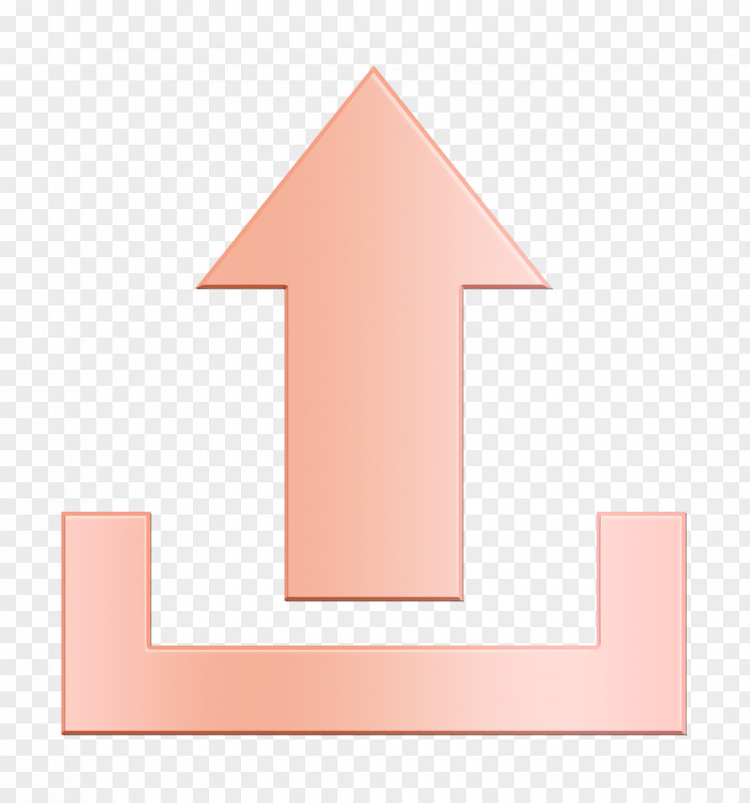 Origami Symbol Upload Icon PNG