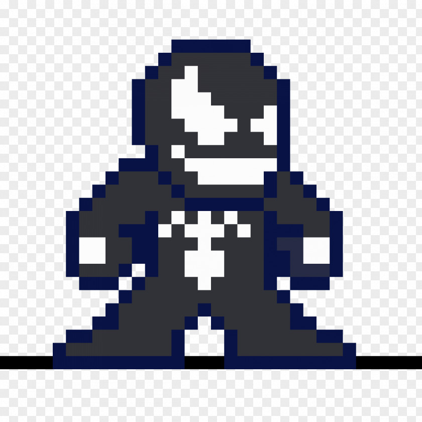 Pixel Art Assassin's Creed Venom Vs. Carnage Pattern Spider-Man Bead PNG