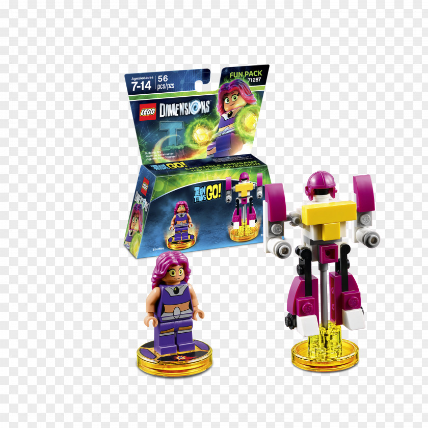Teen Titans Lego Dimensions Starfire Toy Minifigure Warner Bros. Interactive Entertainment PNG