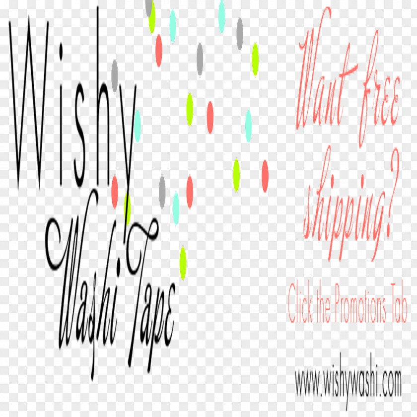 Washi Tape Logo Brand Font PNG