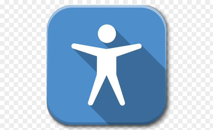 Apps Accessibility Electric Blue Angle Symbol PNG