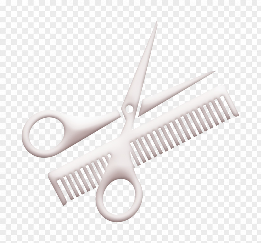 Scissor Icon Hair Salon And Comb PNG