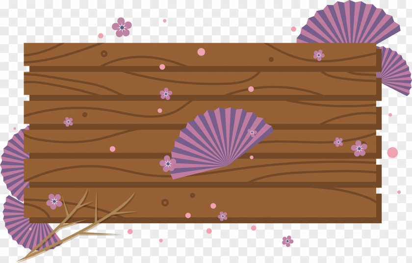 Vector Wood Mooncake Tea Mid-Autumn Festival Illustration PNG