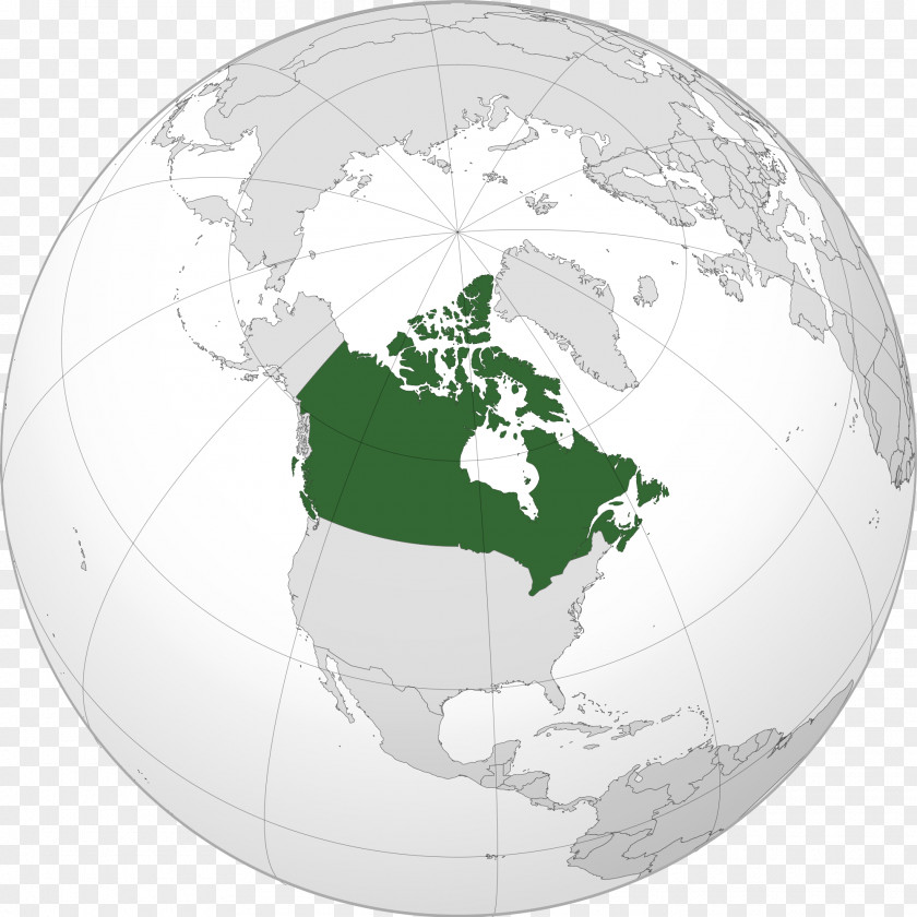 Canada World Map Vector PNG