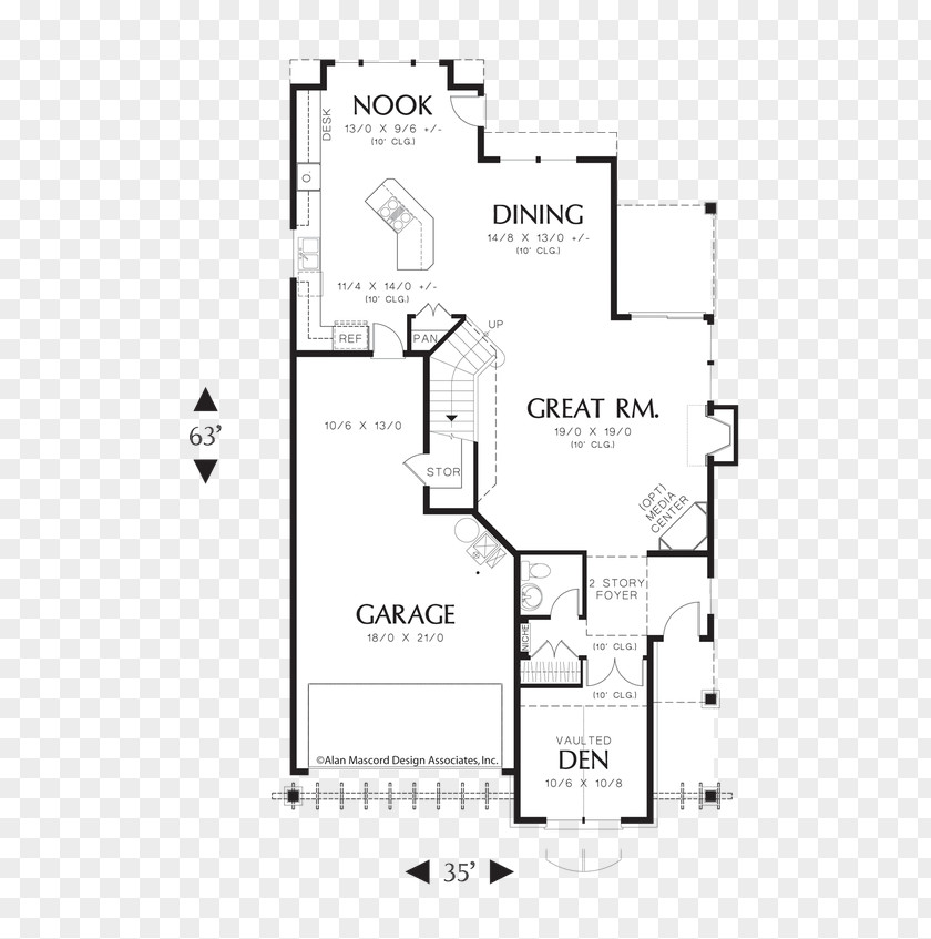 House Floor Plan PNG