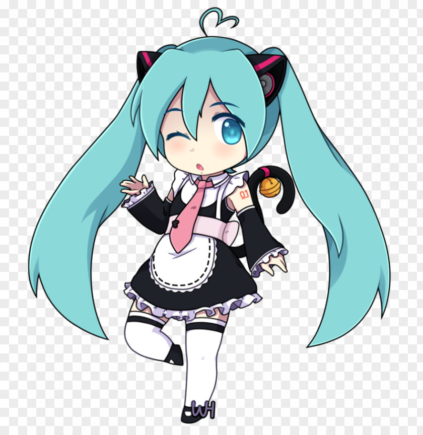 Maid Hatsune Miku Work Of Art Vocaloid PNG