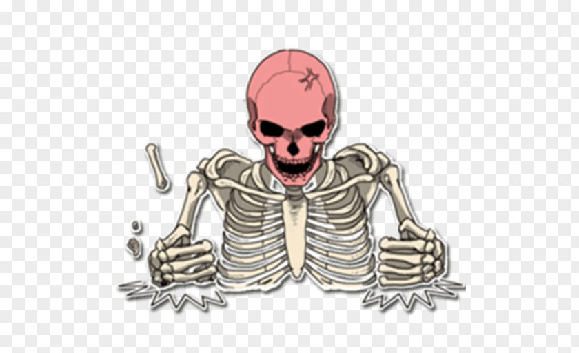 Skeleton Sticker Skull Telegram Homo Sapiens PNG