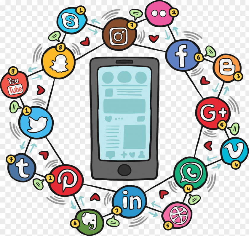 Smartphone Unread Message Social Media Networking Service Icon PNG