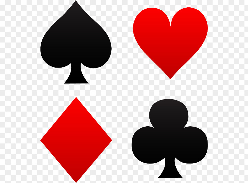 Suit Set Hearts Playing Card Contract Bridge PNG