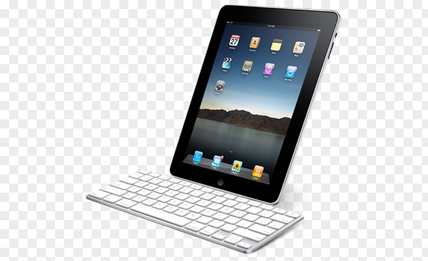 IPad With Keyboard Laptop Electronic Device Gadget Multimedia PNG
