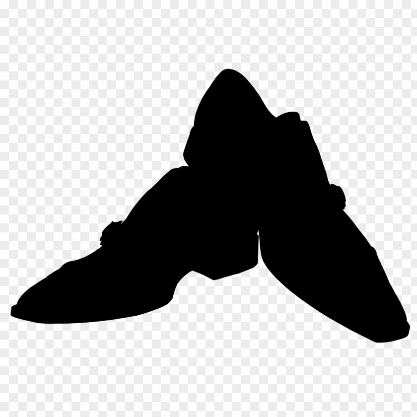M Shoe Angle Line Clip Art Black & White PNG