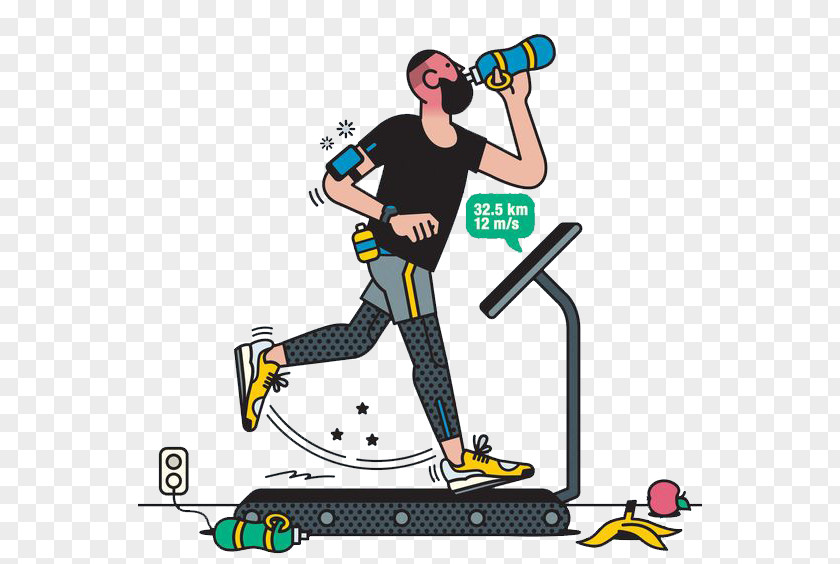 Sports And Fitness Material Centre Illustrator Physical Illustration PNG