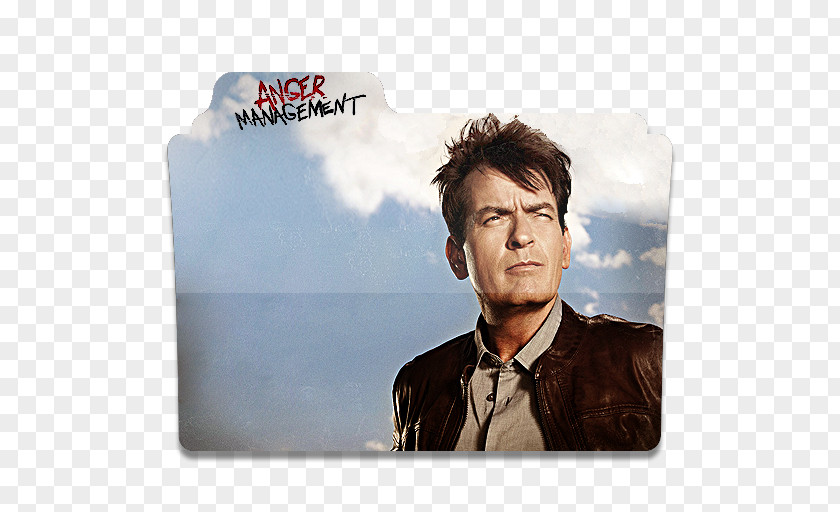Actor Charlie Sheen Anger Management Television Show PNG