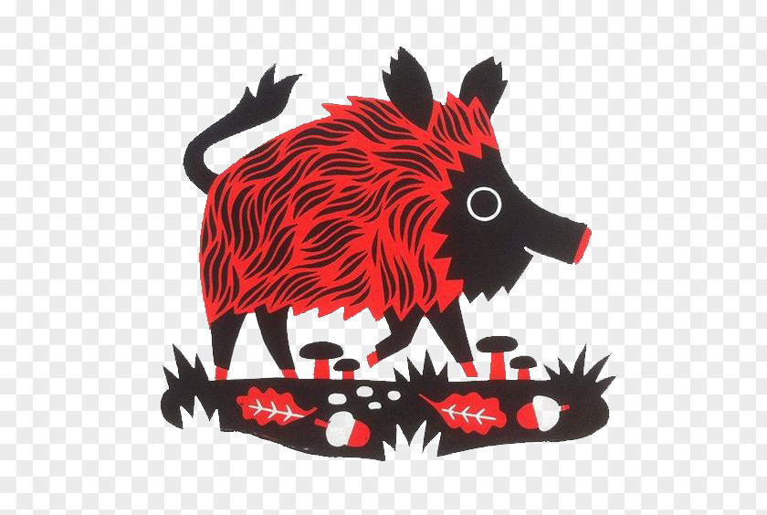 Cartoon Wild Boar Game Hogs And Pigs Illustration PNG