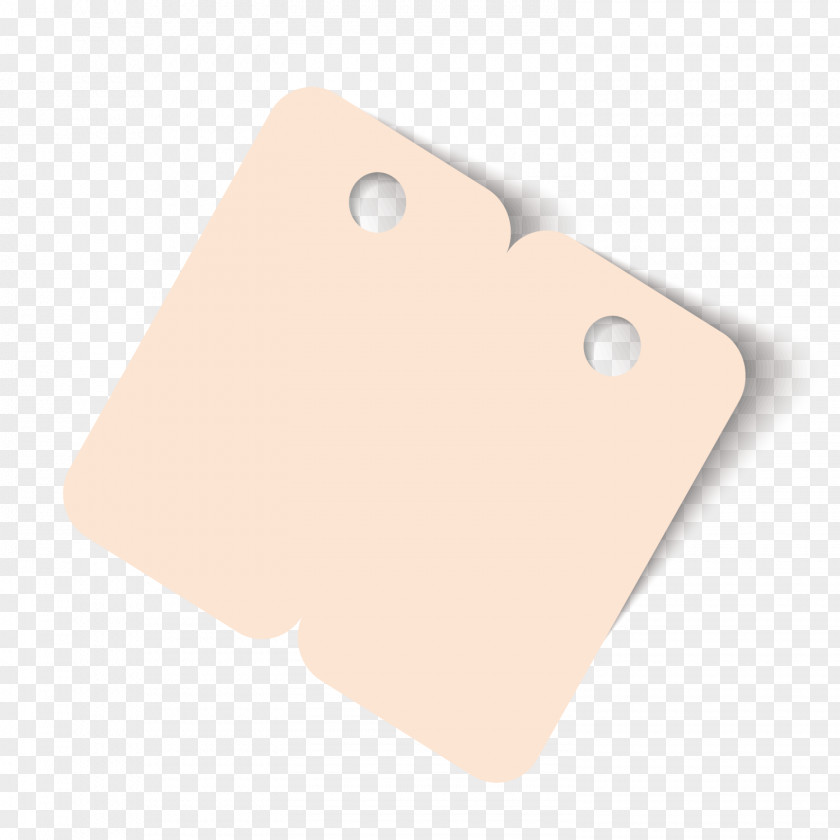 Hand Painted Clothes Tag Paper Angle Font PNG