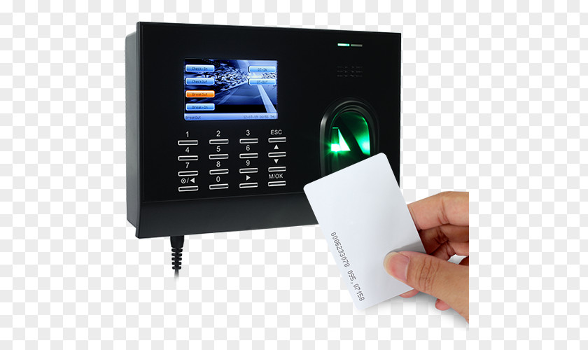 Ip Card Time And Attendance System Fingerprint & Clocks Price PNG