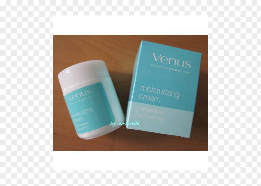 Moisturizing Skin Care Cream Turquoise PNG