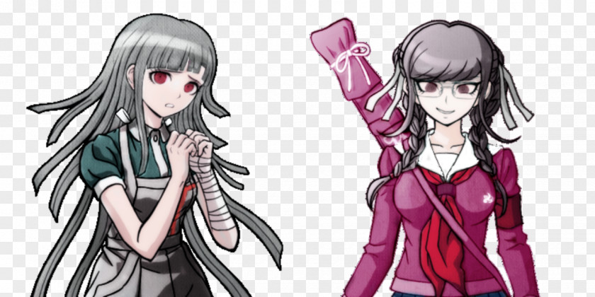 Purple Danganronpa V3: Killing Harmony Black Hair Coloring PNG