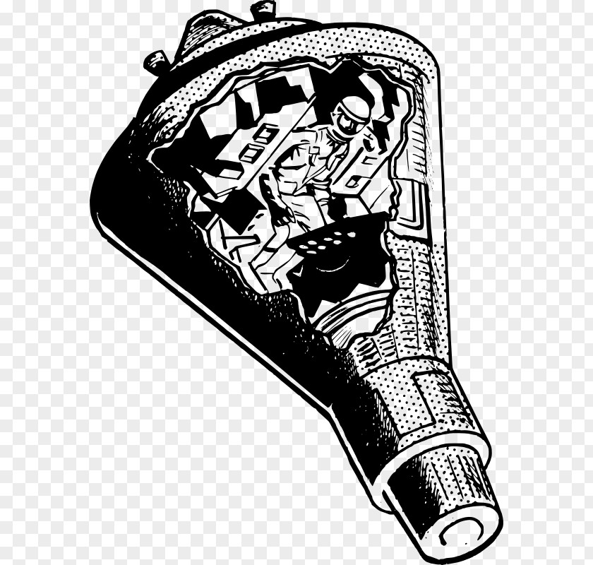 Space Capsule Drawing Clip Art PNG