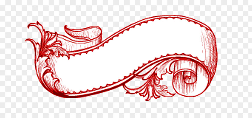 Valentine Elements Old School (tattoo) Ribbon Drawing PNG