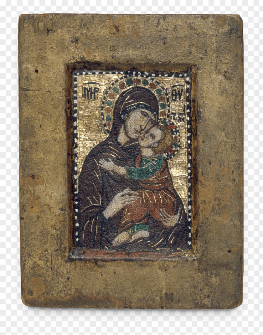 Virgin Mary Printing Eleusa Icon Metropolitan Museum Of Art Byzantine PNG