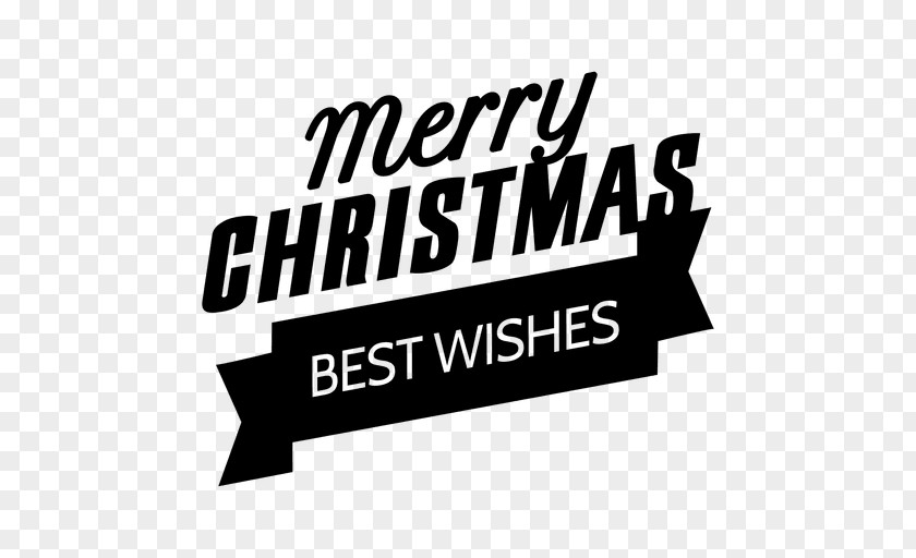 Best Wishes Christmas Typography PNG