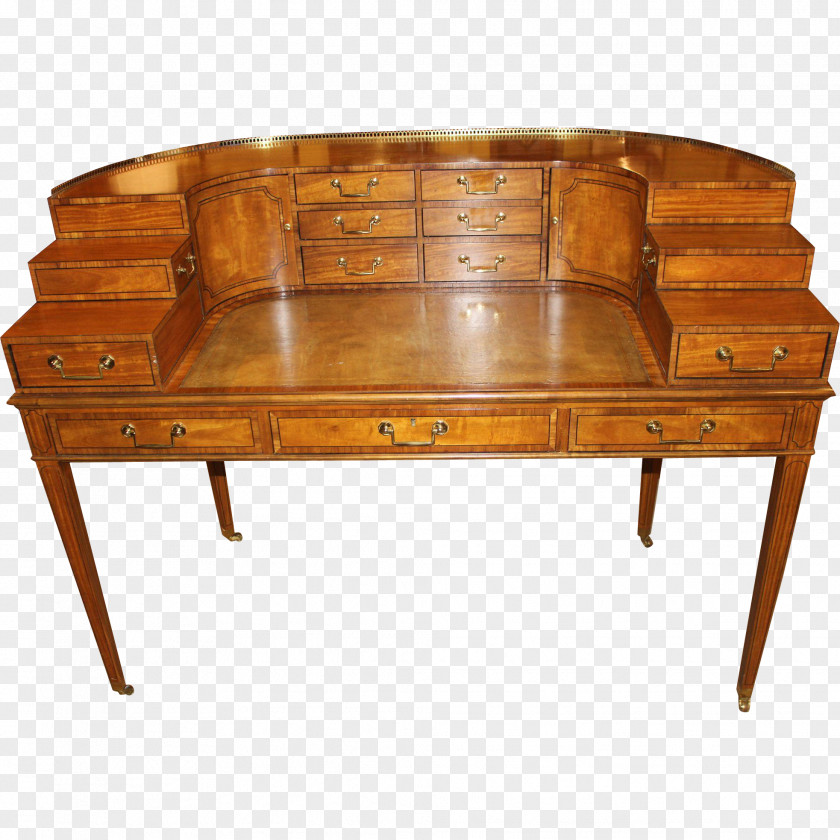Cai Ping Fig Furniture Rolltop Desk Writing Table PNG