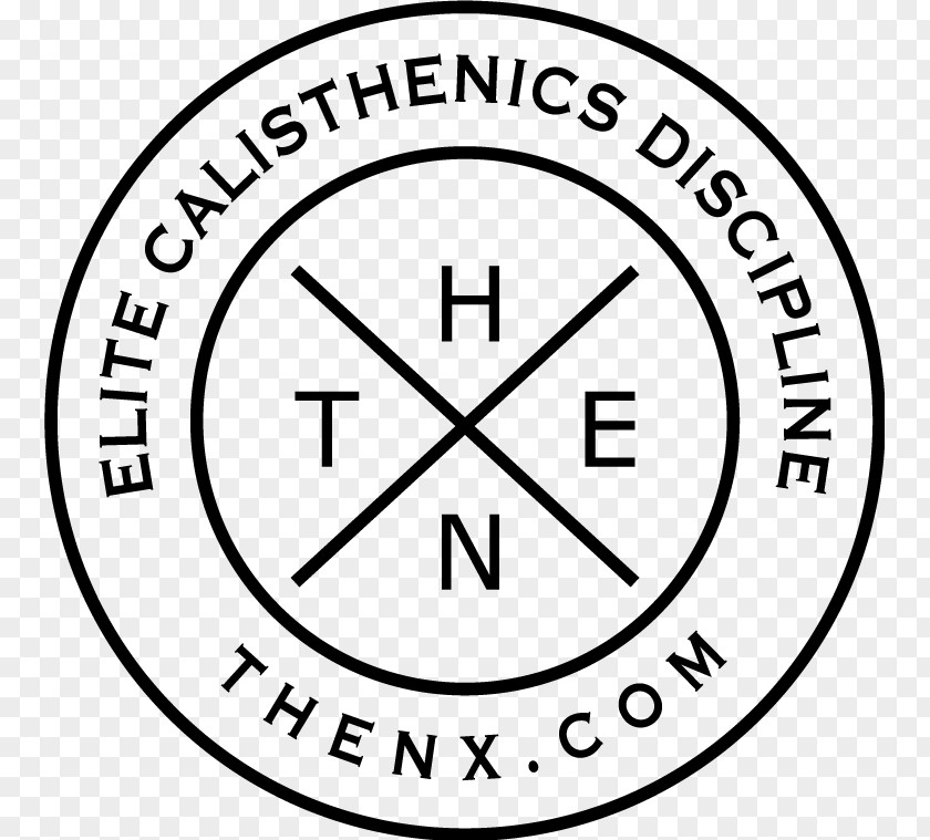 Design THENX Fitness Studio Calisthenics Logo Exercise PNG