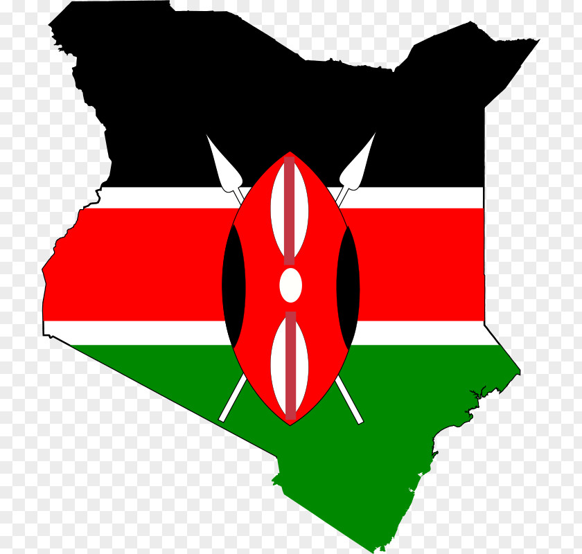Map Flag Of Kenya Clip Art PNG