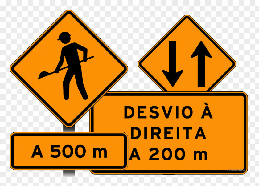 Obra Traffic Sign Sinalização Urbana Segnaletica Stradale In Brasile PNG