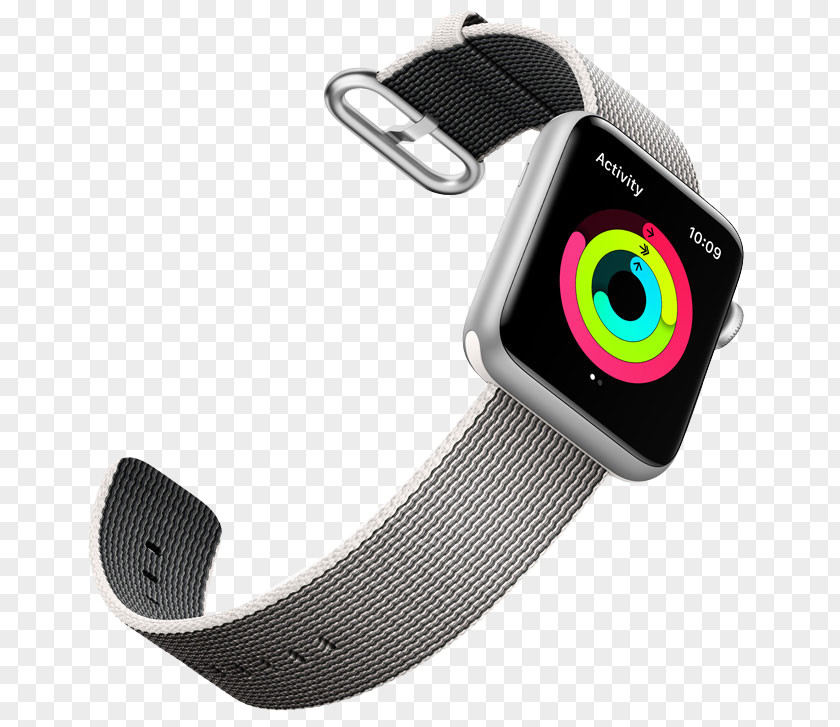 Silver Aluminium Windows Apple Watch Series 2 Smartwatch PNG
