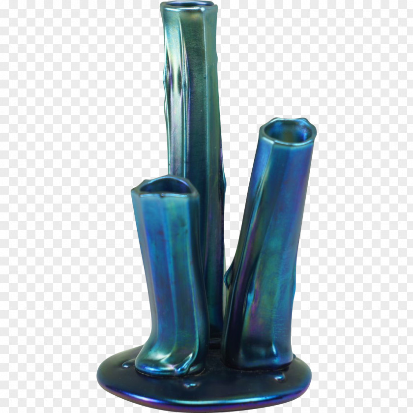 Vase Cobalt Blue Cylinder PNG