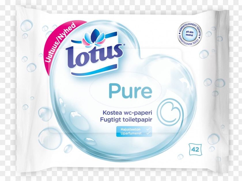 Water Lotus Papier Toilette Humide Household Microsoft Azure Almond PNG