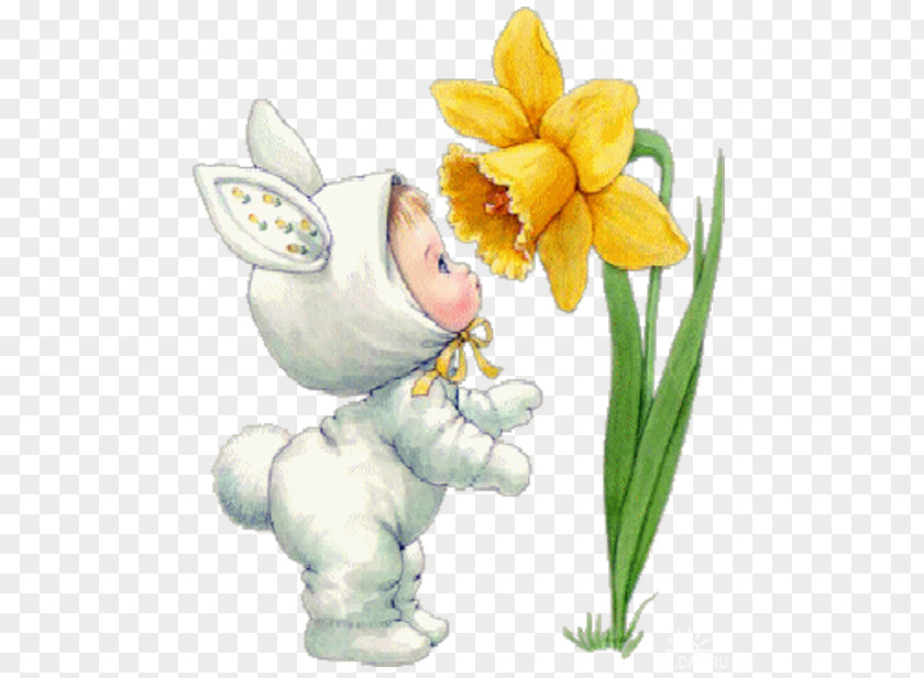 Watercolor Bunny Tart Blessing Love Life Day PNG
