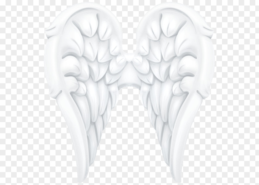 White Angel Wings Clip Art PNG
