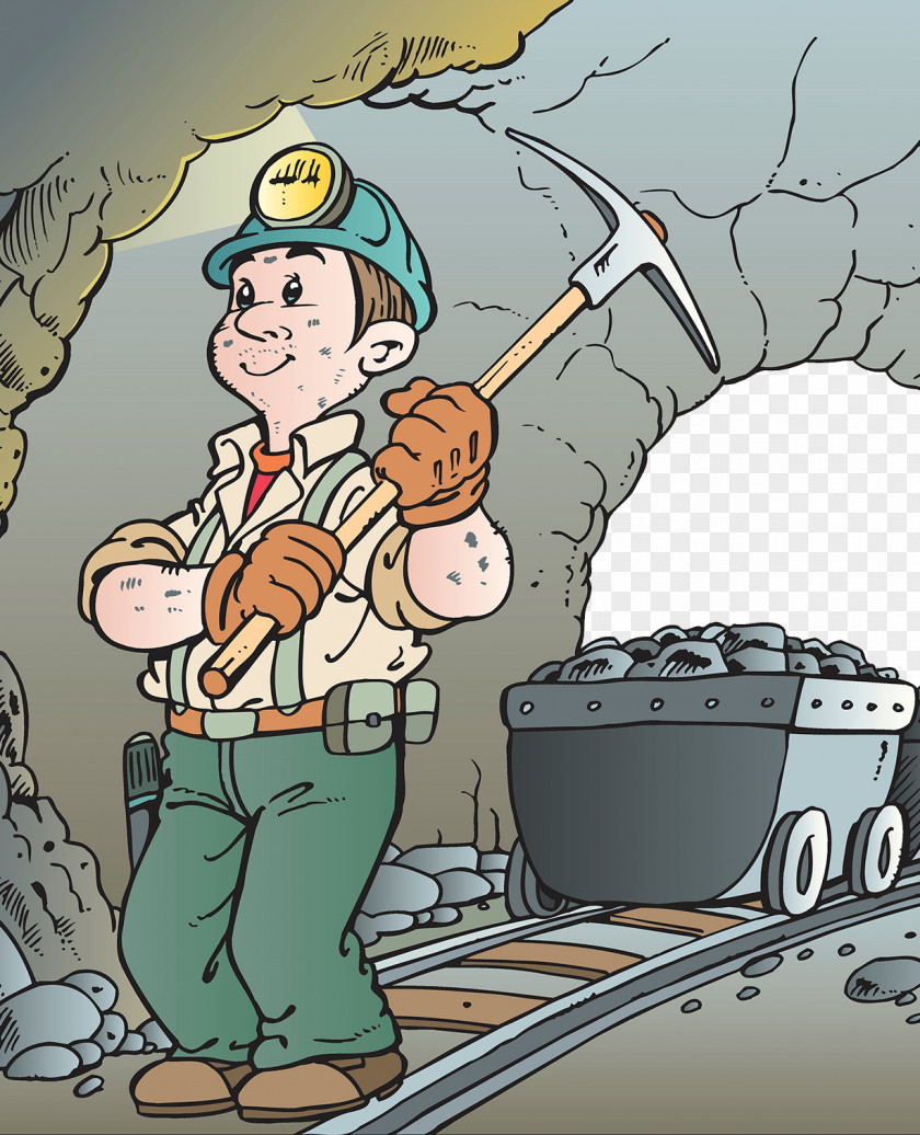 Coal Miners Mining Miner Illustration PNG