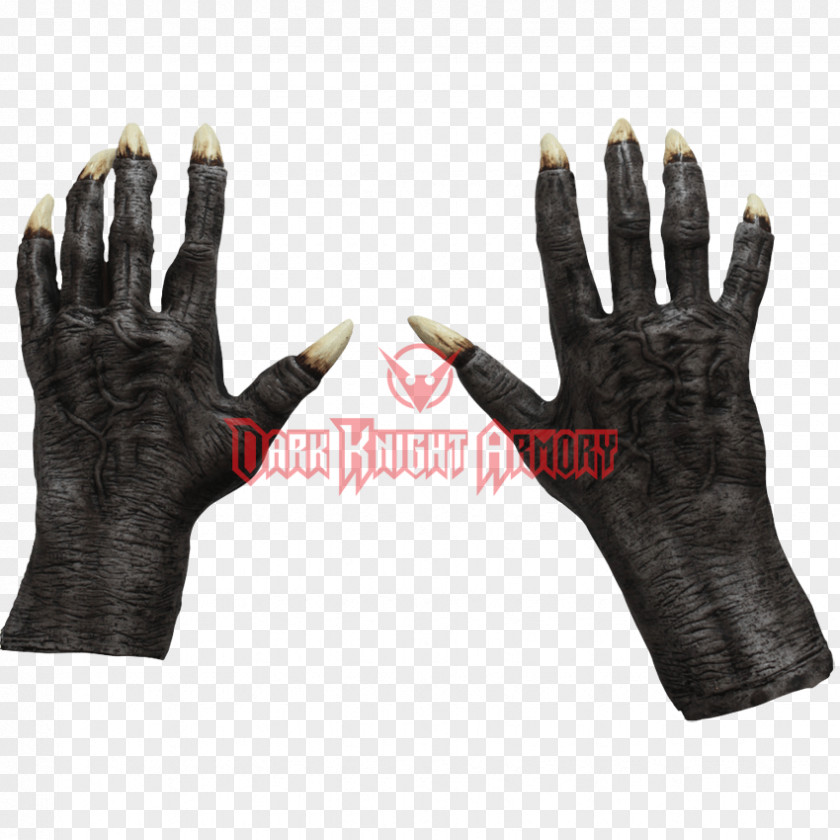 Monster Claw Finger Glove Costume Halloween PNG