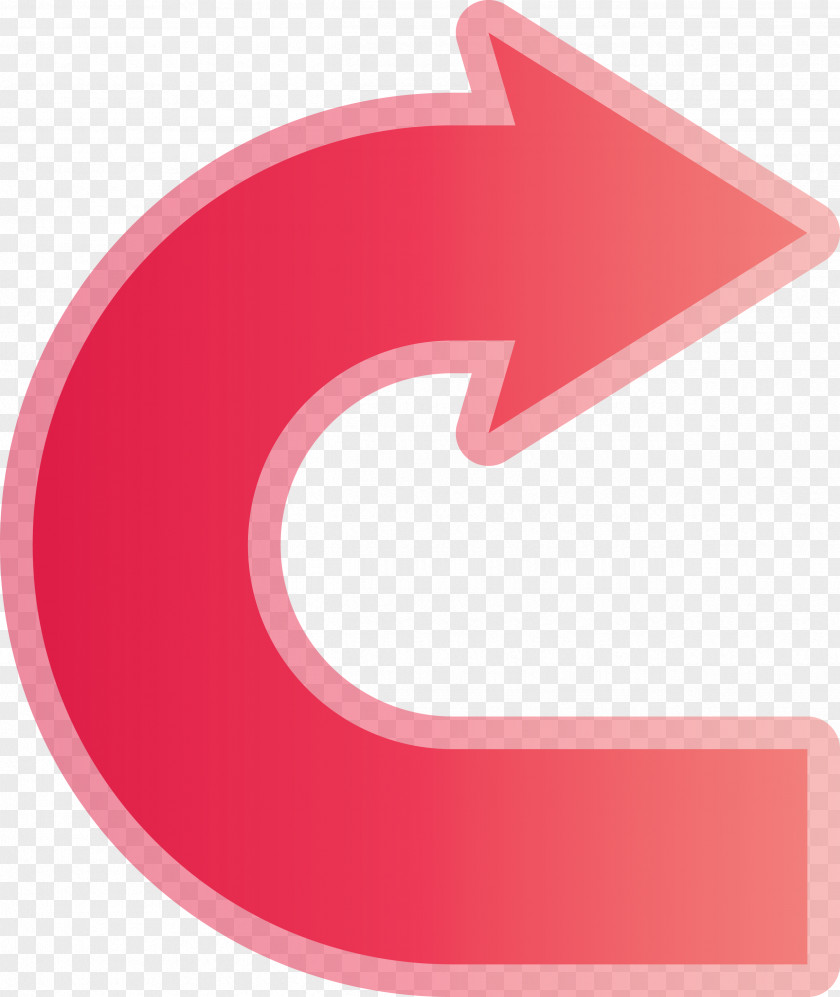 U Shaped Arrow PNG