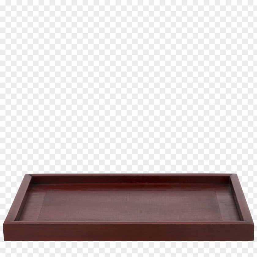 Wood Material Tray Rectangle Brown PNG
