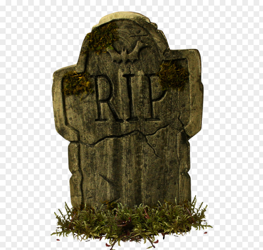 A Stone Headstone Halloween Cake Cemetery Rest In Peace PNG