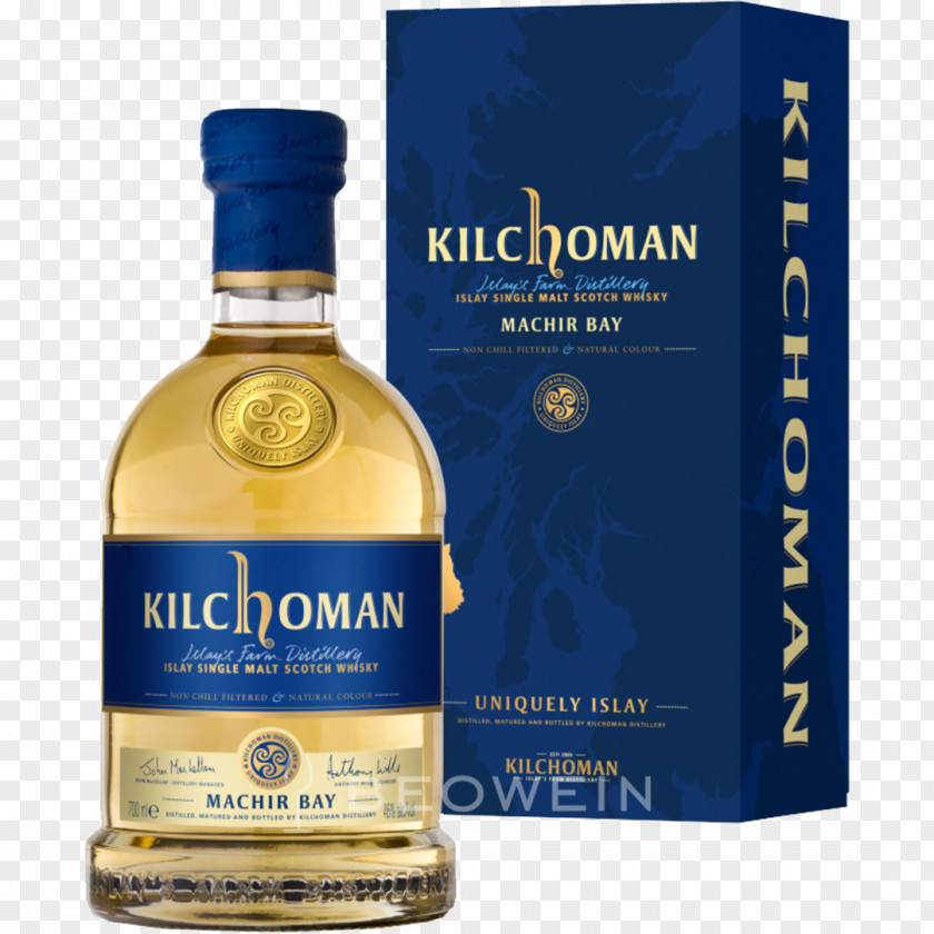 Cask Strength Kilchoman Distillery Single Malt Whisky Machir Bay Scotch Whiskey PNG
