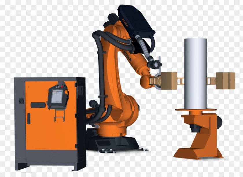 Industrial Robot Kuka X-ray Radiography Aparat Rentgenowski Computed Tomography PNG