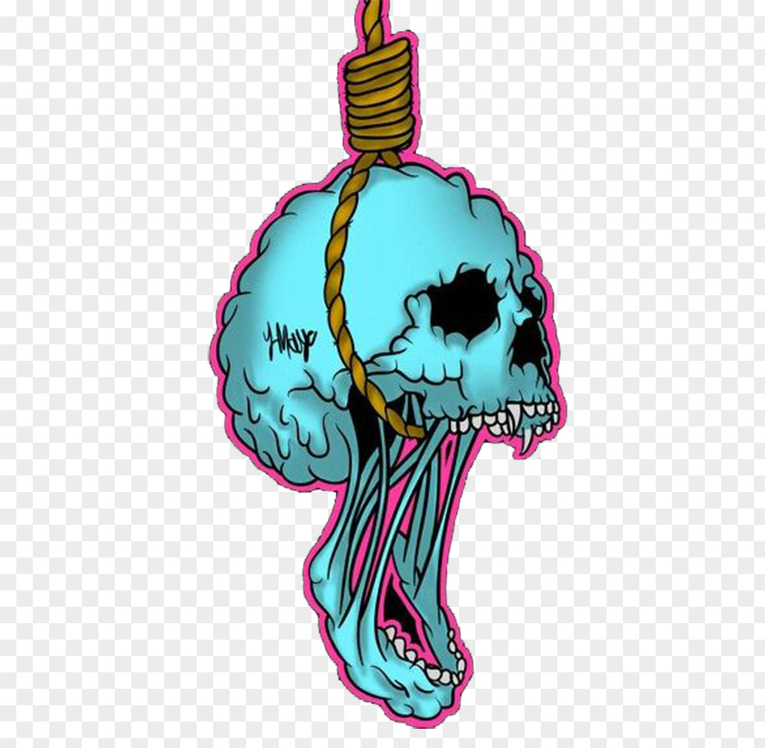 Rope Hanging Skull Bones Bone PNG