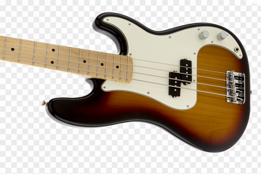 Sunburst Fender Precision Bass Guitar '50s Fingerboard Musical Instruments Corporation PNG