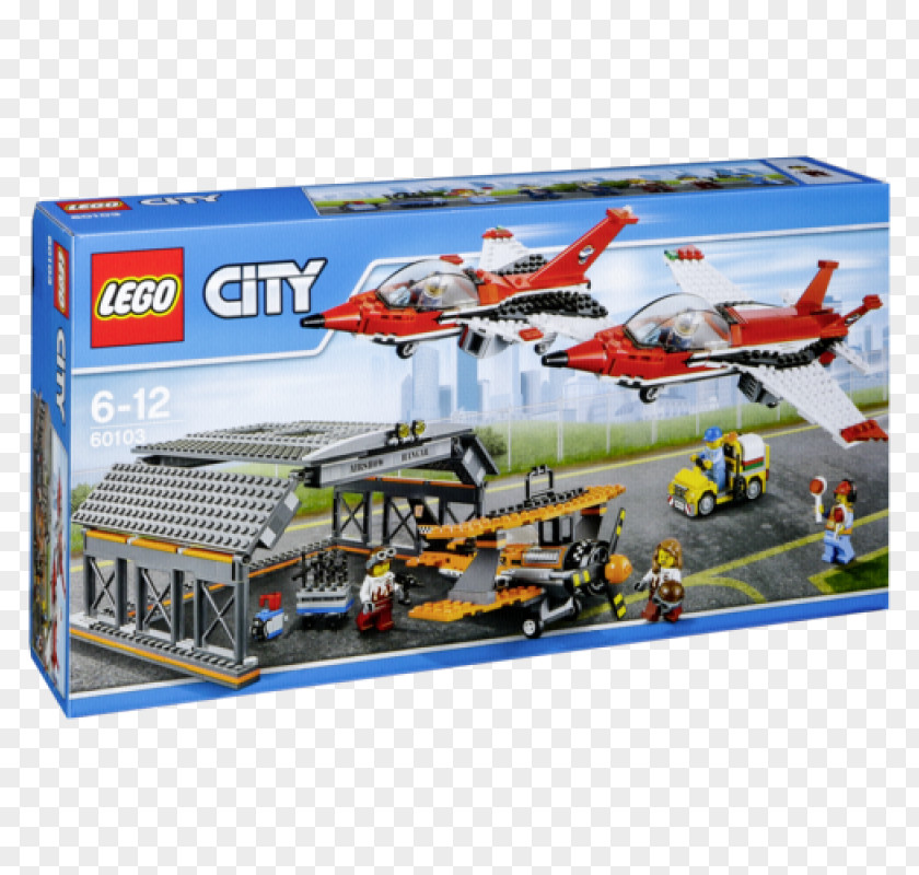 Air Show Airplane LEGO 60103 City Airport Toy PNG