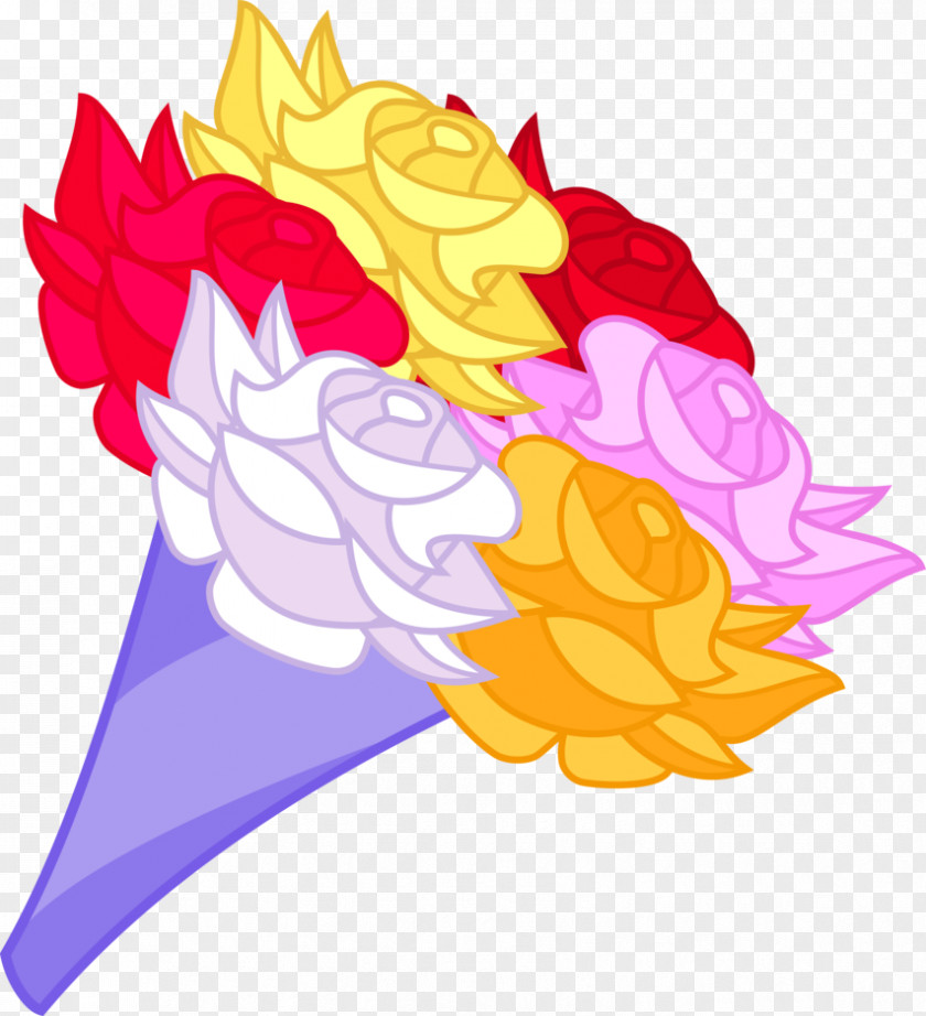 Cartoon Bouquet Of Flowers Flower Drawing Clip Art PNG